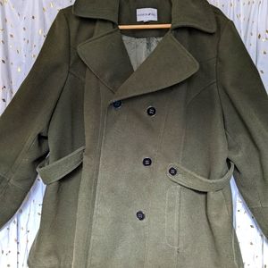 Fashion Bug Olive Green Peacoat
